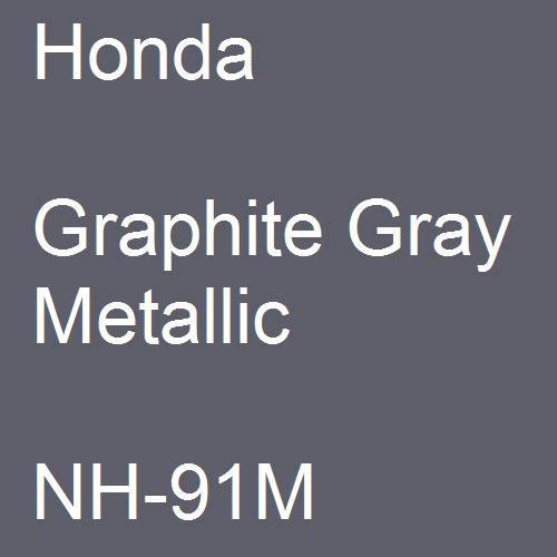 Honda, Graphite Gray Metallic, NH-91M.